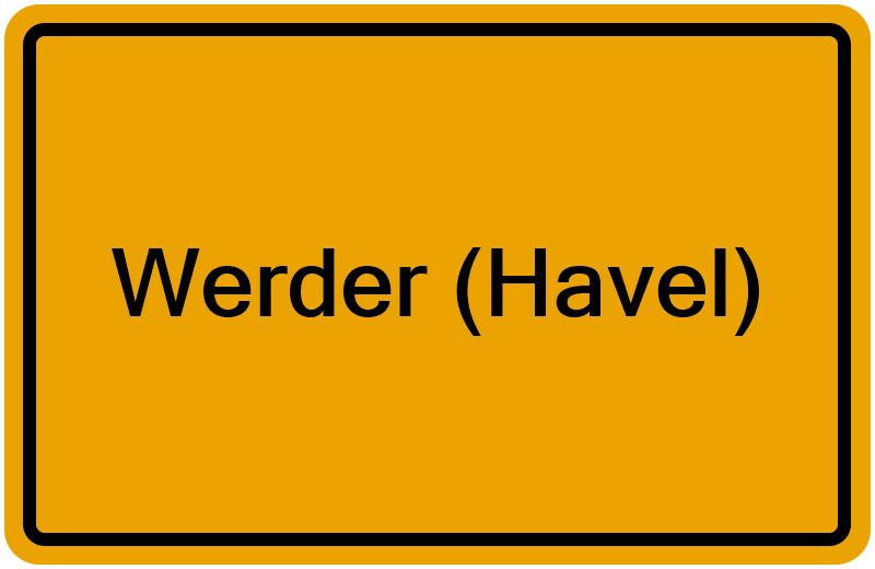 Handelsregister Werder (Havel)